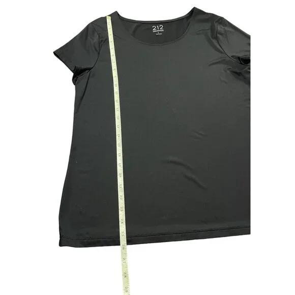 212 Collection Womens Scoop Neck T-Shirts 2-Pack Black & Orange Large - Picture 7 of 16